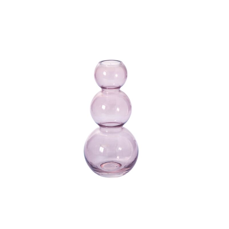 Treble Stacked Vase-Accent Decor-ACCENT-32380.35-VasesSmall-Purple-1-France and Son