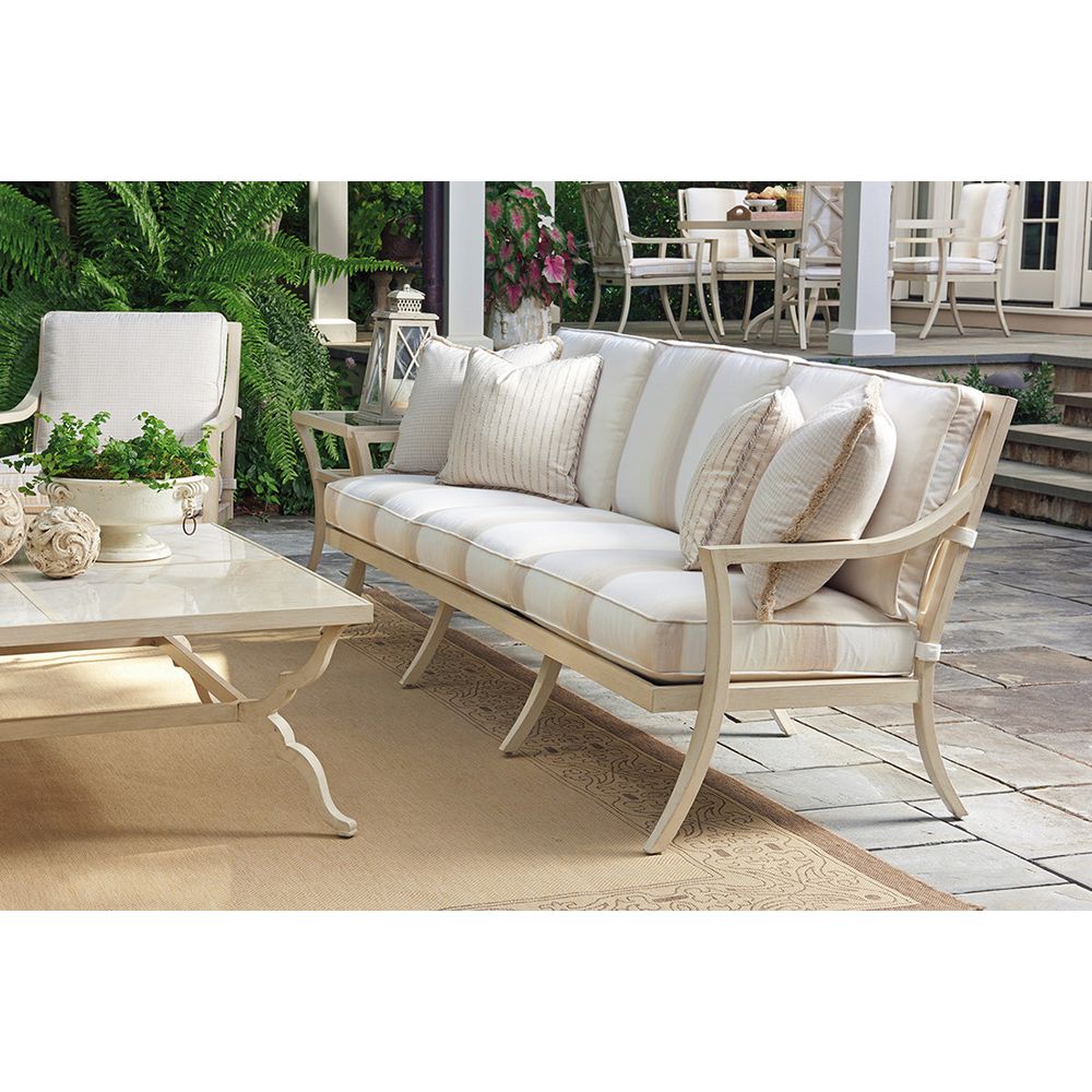 Square Cocktail Table - Antiqued White