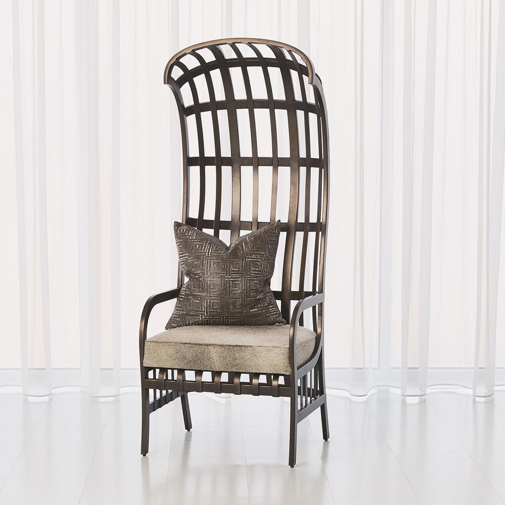 Lounge Chairs Cascade Chair w/Grey Hair-on-Hide