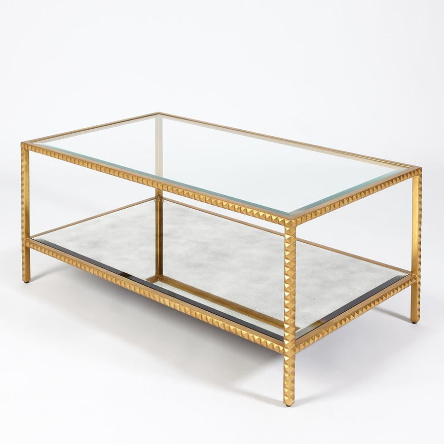 Coffee Tables Stud Coffee Table-Gold Leaf