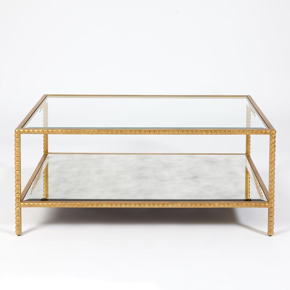 Coffee Tables Stud Coffee Table-Gold Leaf