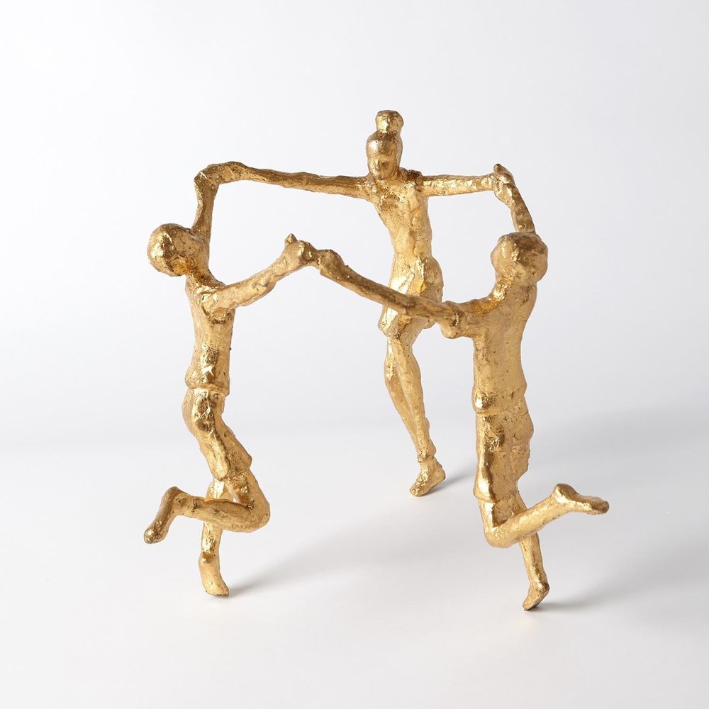 Decorative Objects Children Sculpture-Gold Leaf