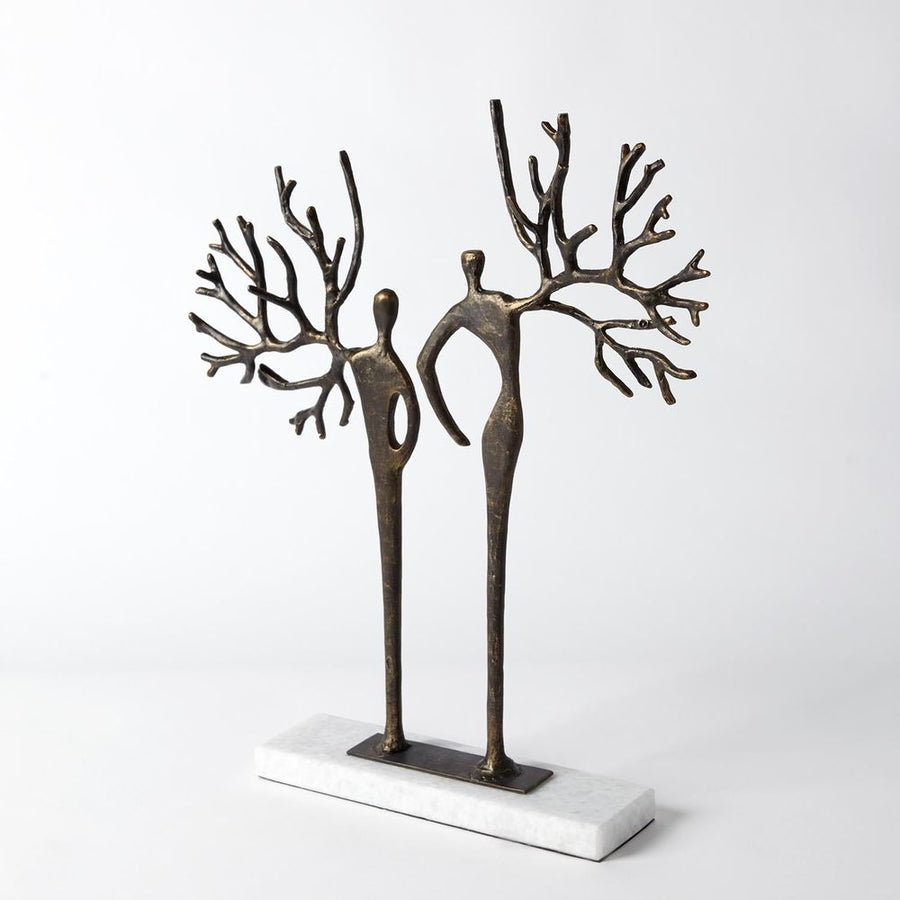 Decorative Objects Branch Man and Woman-Bronze