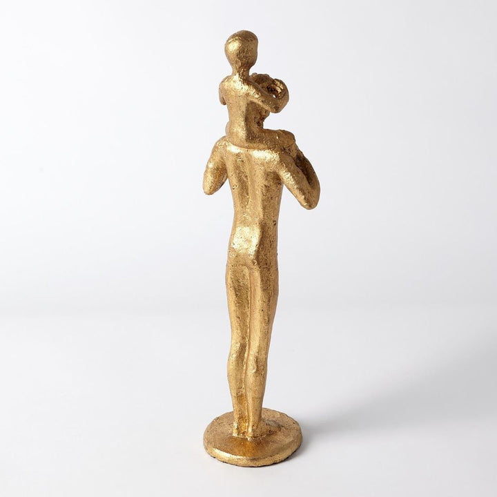 Decorative Objects Dad and Son Sculpture-Gold Leaf