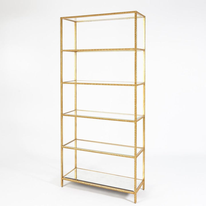 Bookcases & Etageres Stud Etagere-Gold Leaf