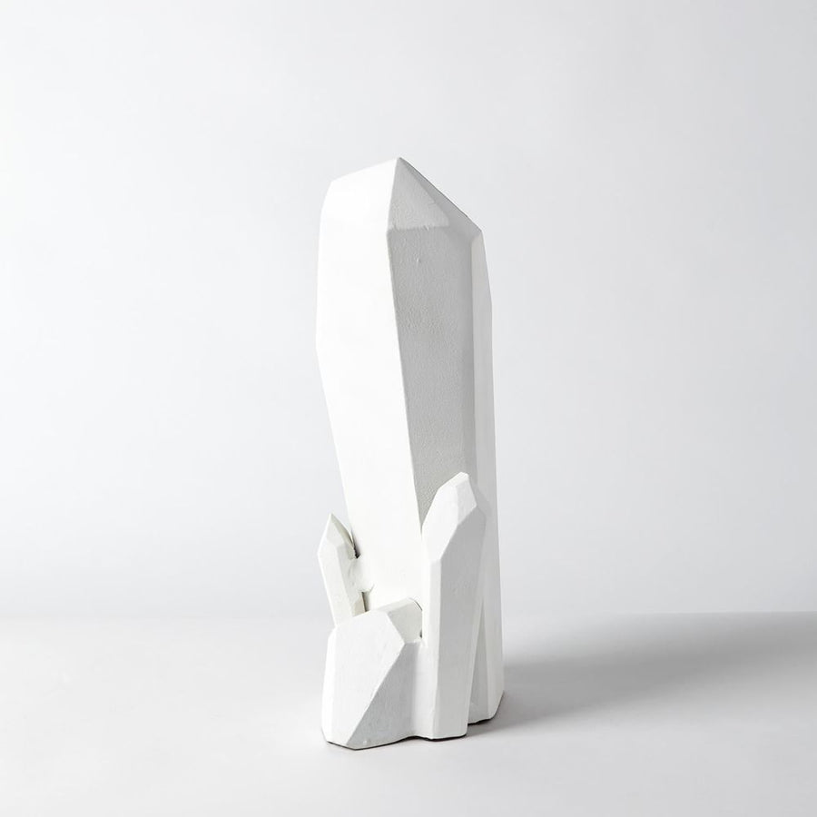 Decorative Objects Stone Sculpture-Matte White-Sm