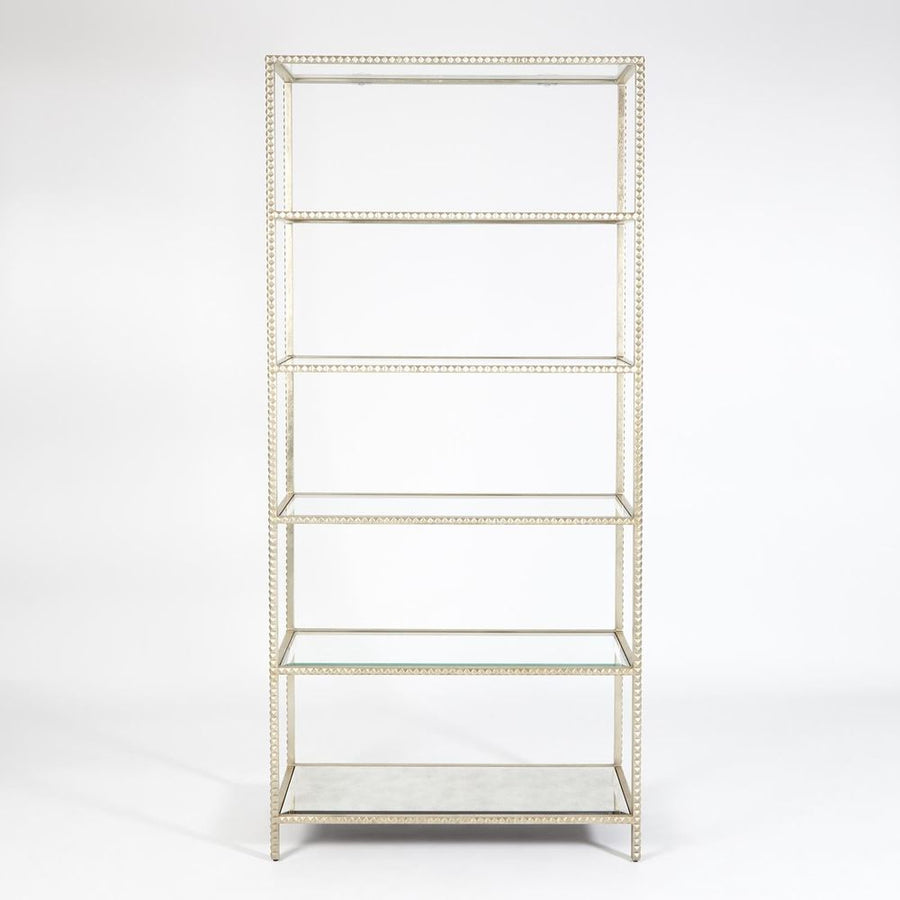 Bookcases & Etageres Stud Etagere-Silver Leaf