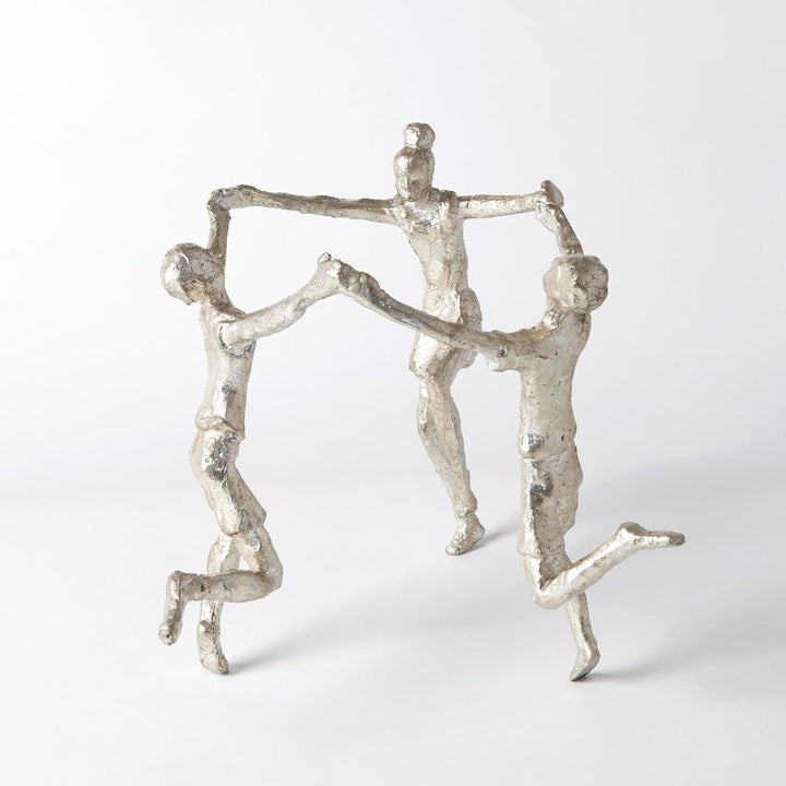 Decorative Objects Children Sculpture-Silver Leaf