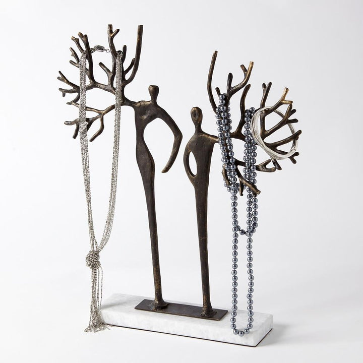 Branch Man and Woman-Bronze