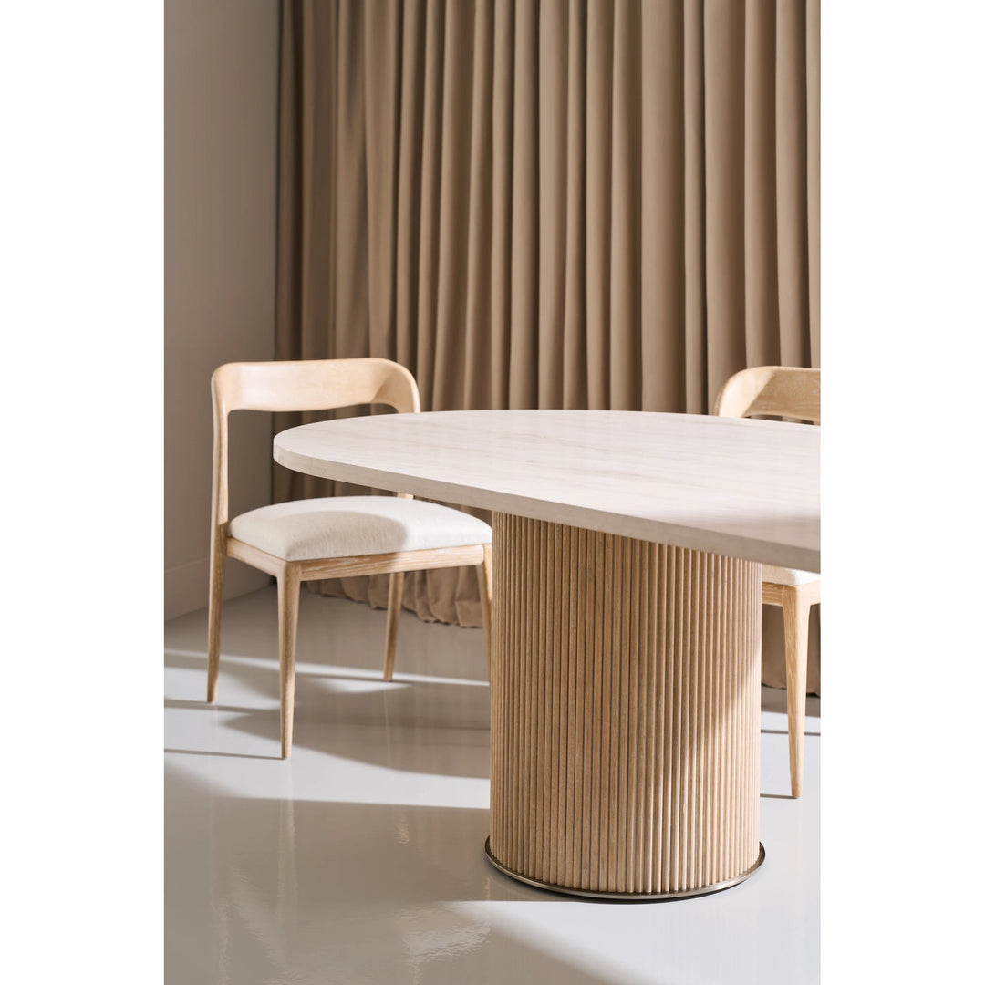Rhythm Oval Stone Top Dining Tbl - image 7