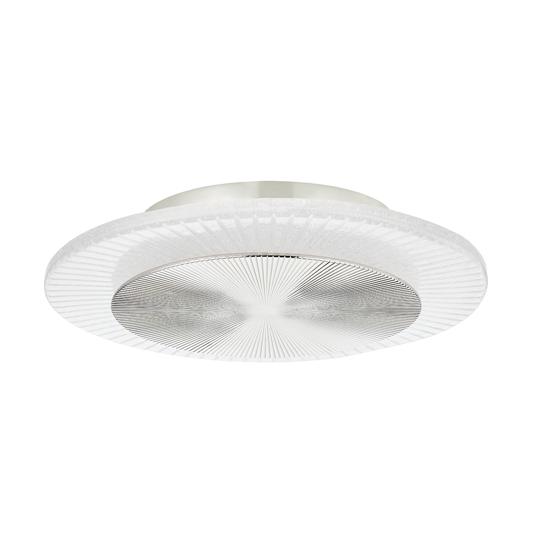 Topaz Flush Mount - Polished Nickel