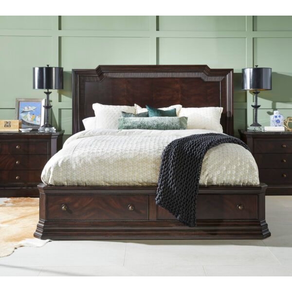 Revival Queen Panel Storage Bed