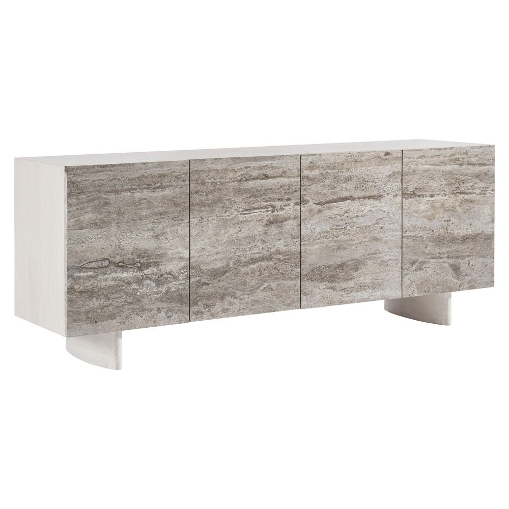 Sideboards & Credenzas Mirage Travertine Entertainment Credenza