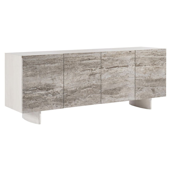 Sideboards & Credenzas Mirage Travertine Entertainment Credenza