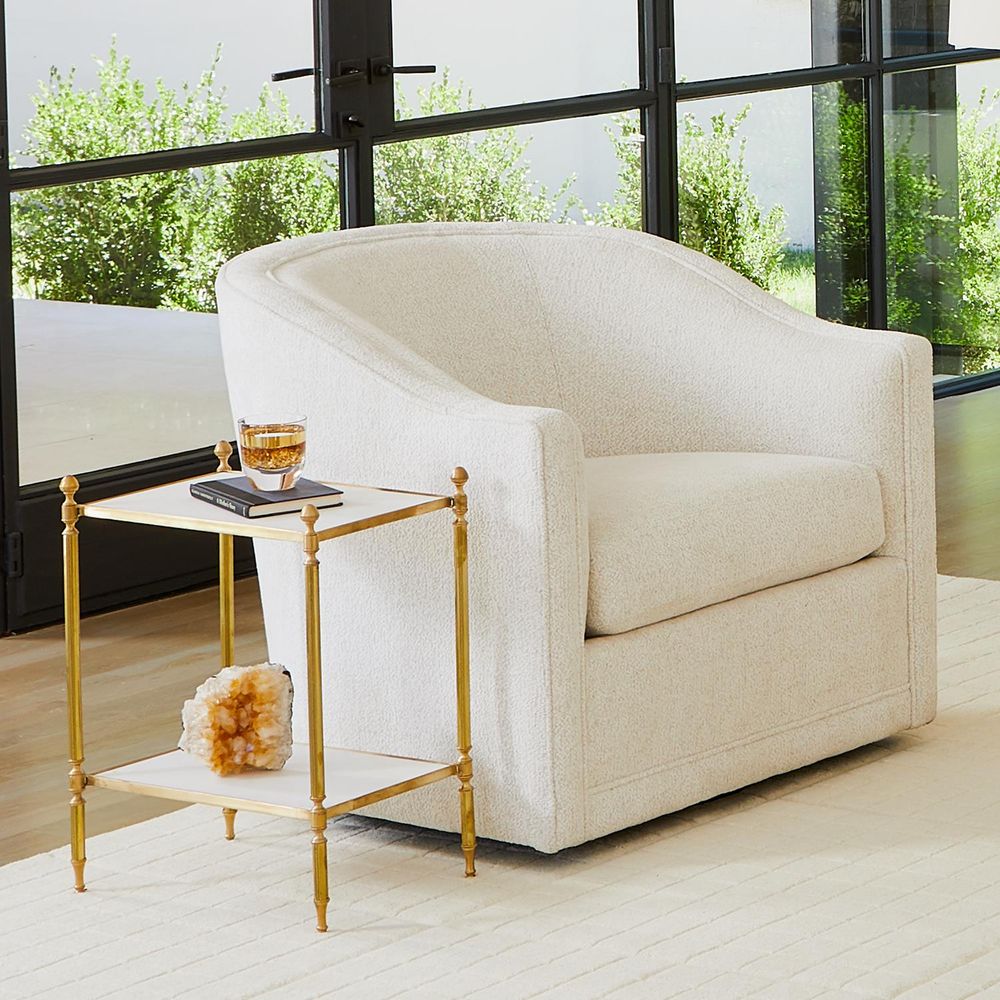 Side Tables Acorn Side Table-Brass