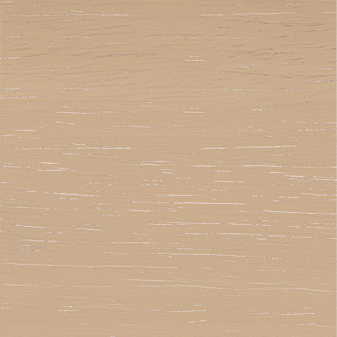 Nara Cane And Linen Textured Fabric Upholstered Bench — Beige / Painted Natural