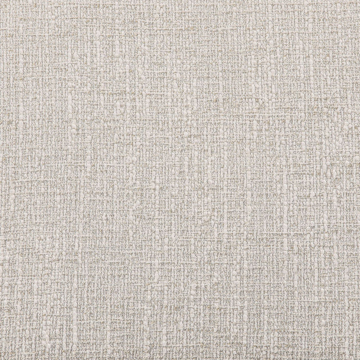 Nara Cane And Linen Textured Fabric Upholstered Bench — Beige / Painted Black