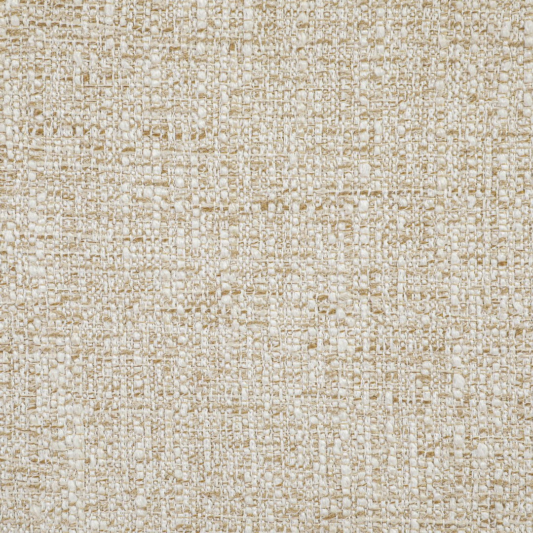 Marlowe Linen Textured Fabric Upholstered Swivel Accent Chair — Beige / Stained Brown