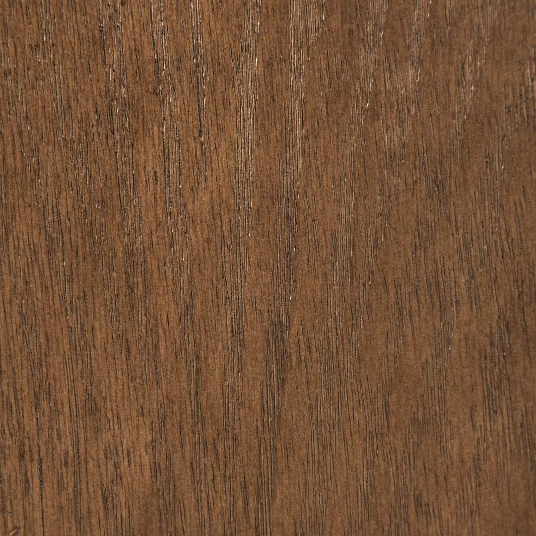 Cedra Velvet Performance Fabric Upholstered Dining Chair — Brown / Stained Brown