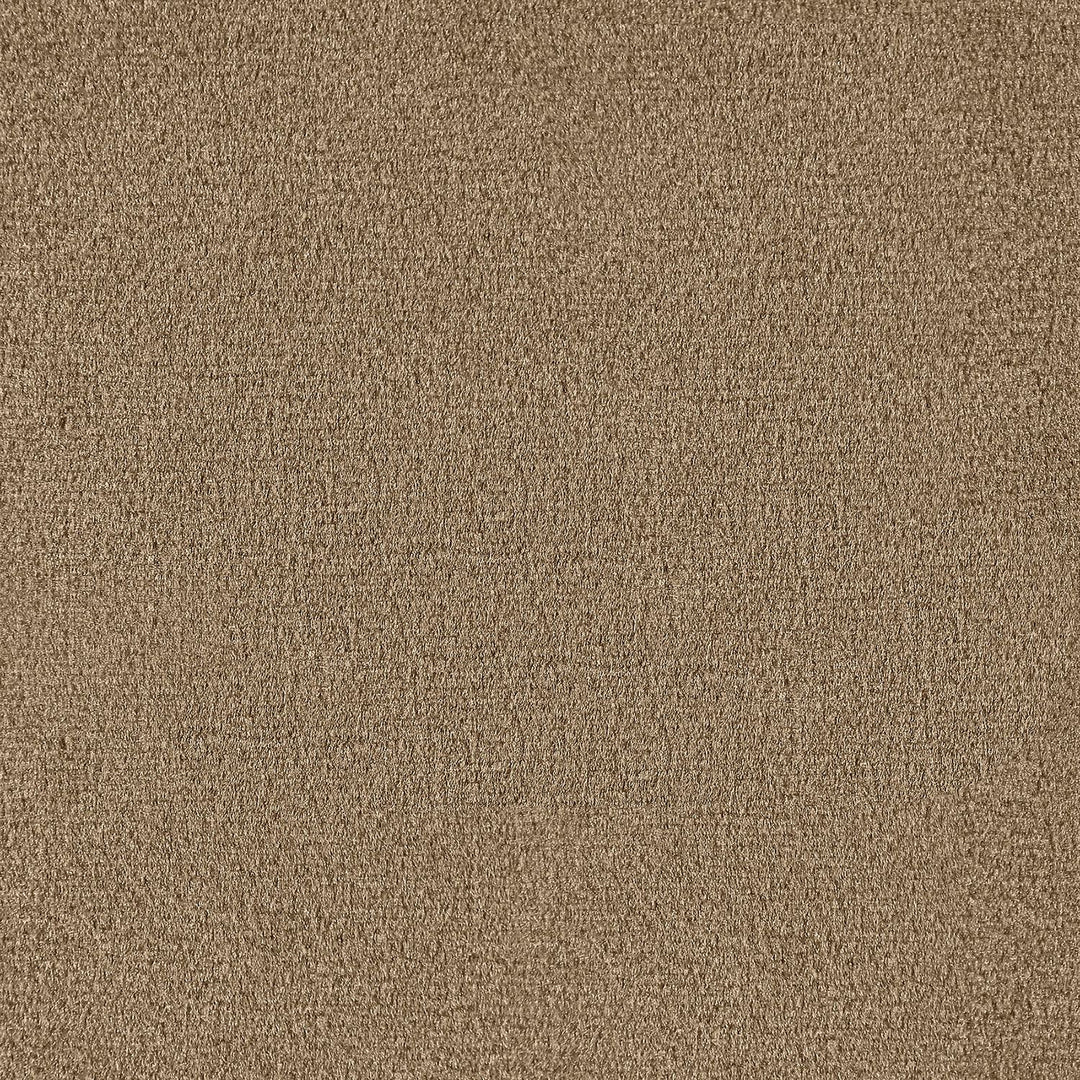 Elara Velvet Upholstered Swivel Accent Chair — Beige / Stained Brown
