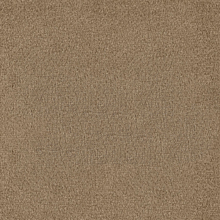 Elara Velvet Upholstered Swivel Accent Chair — Beige / Stained Brown