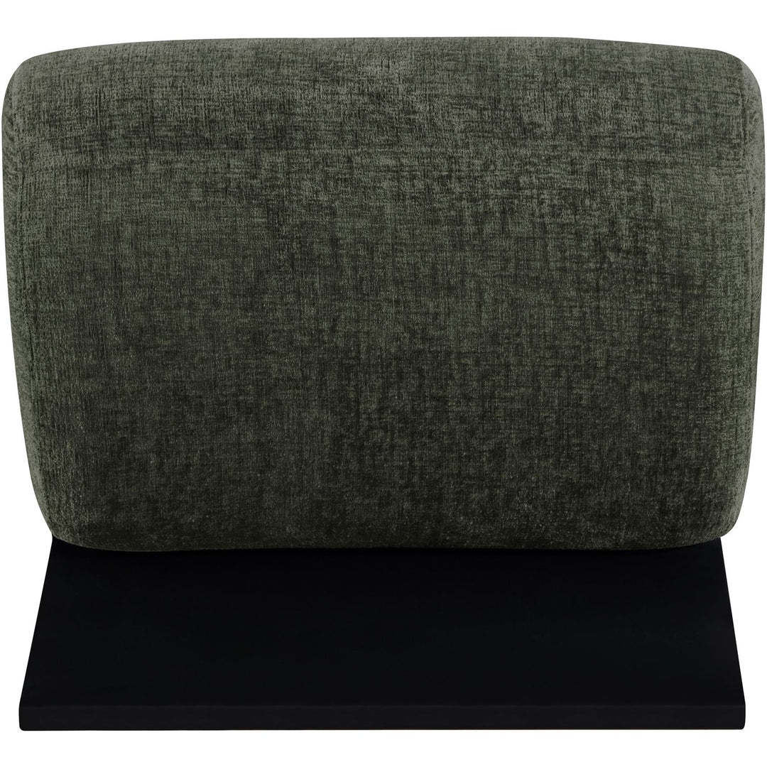 Akira Fabric Upholstered Accent Chair — Green / Black