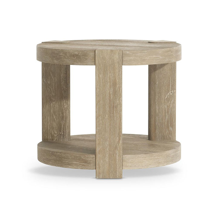Colton Side Table-Brown