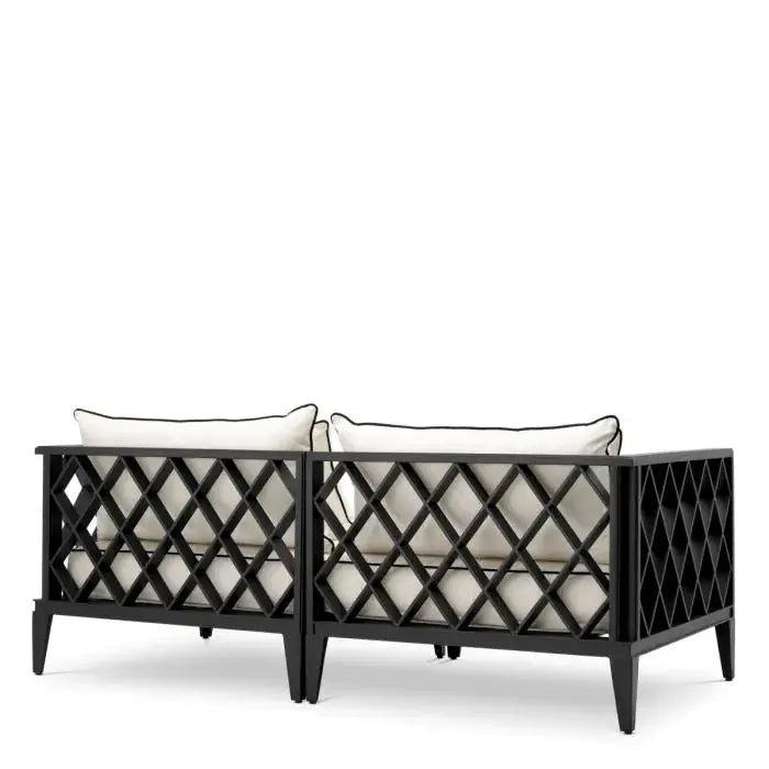 Outdoor Sofa Ocean Club S Black Sunbrella Canvas - image 3