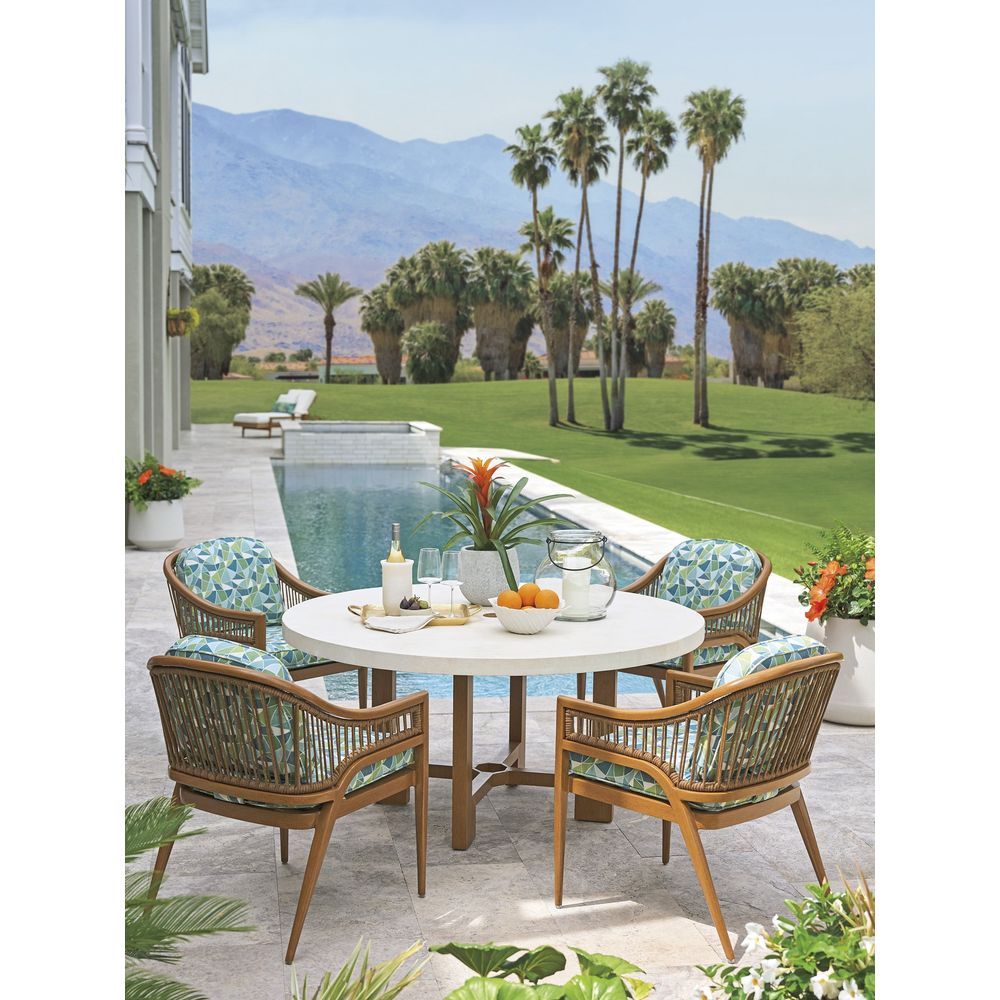 Outdoor Dining Tables Round Dining Table - 3350 Dark Brown