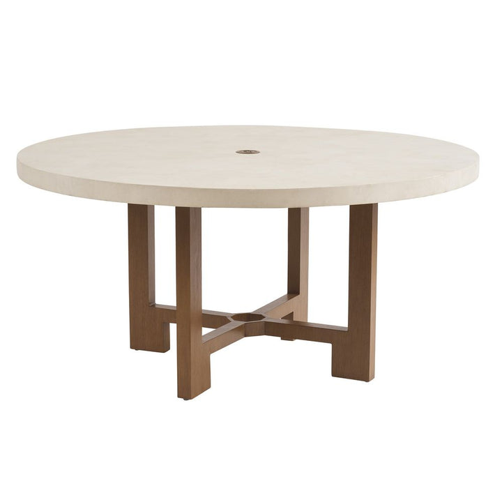 Outdoor Dining Tables Round Dining Table - 3350 Dark Brown