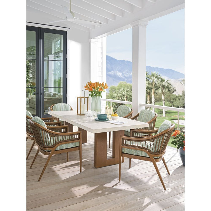 Outdoor Dining Tables Rectangular Dining Table - 3350 Dark Brown
