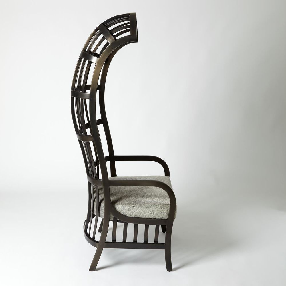 Cascade Chair w/Grey Hair-on-Hide