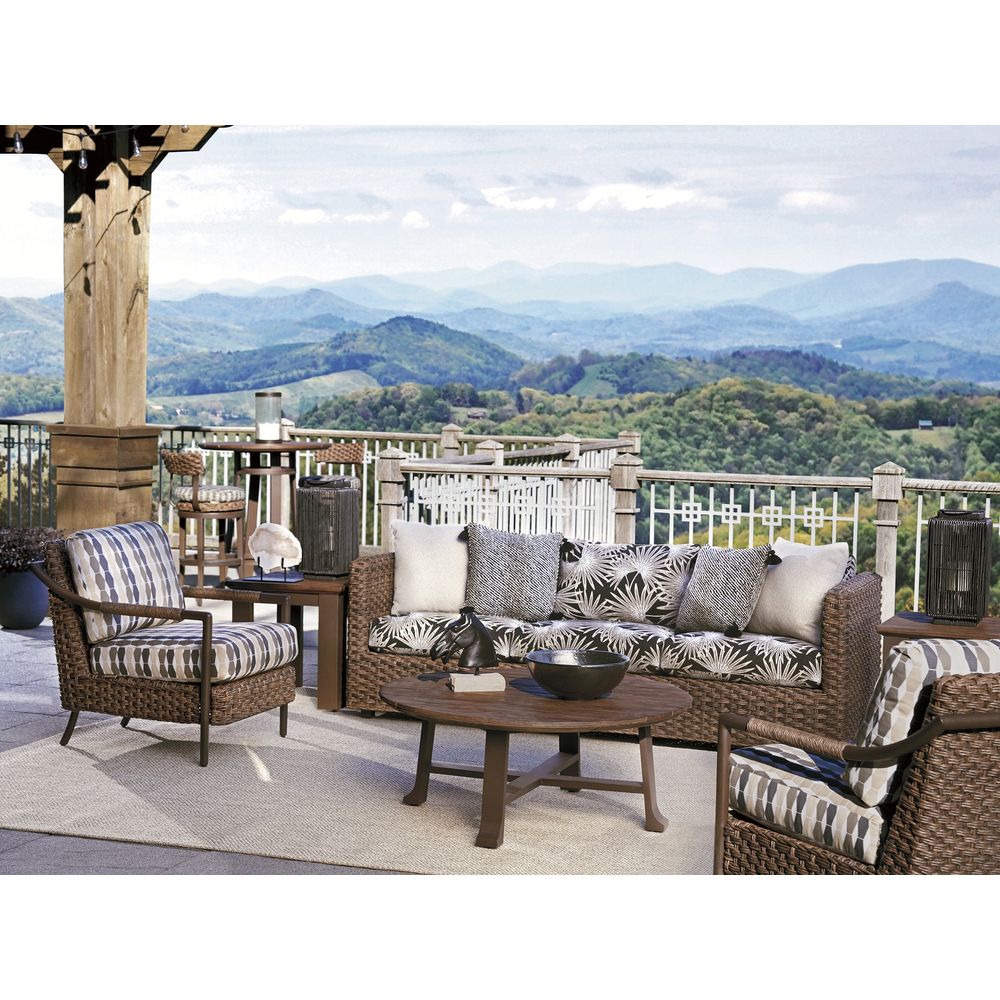 Outdoor Coffee Tables Round Cocktail Table - 3350 Dark Brown