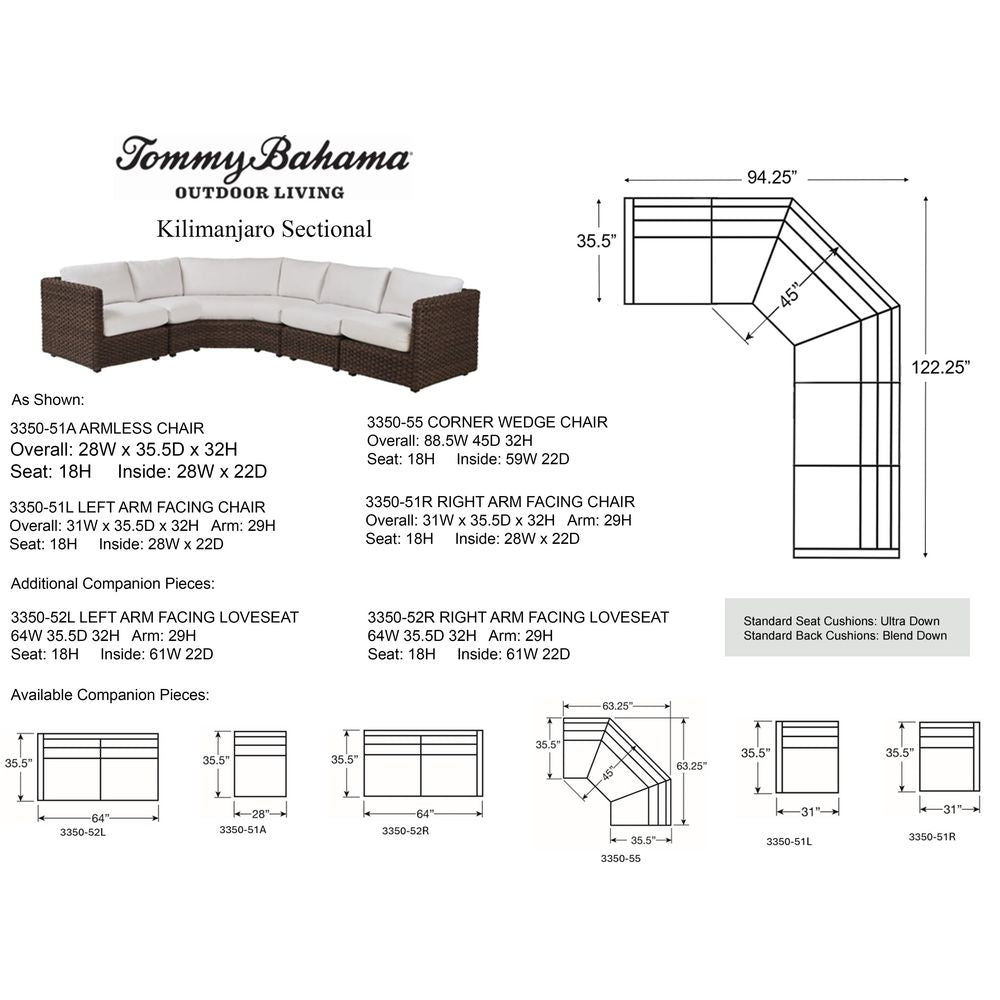 Outdoor Sofas & Sectionals 4-Pc Sectional