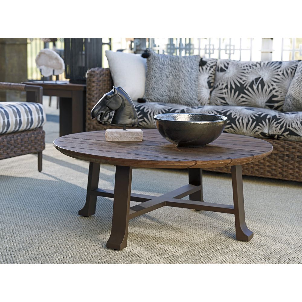Outdoor Coffee Tables Round Cocktail Table - 3350 Dark Brown