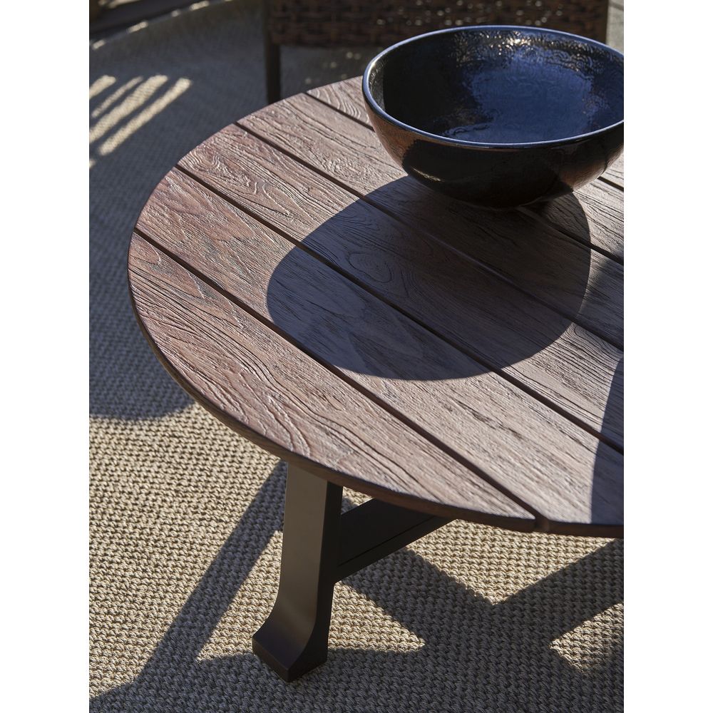 Round Cocktail Table - 3350 Dark Brown