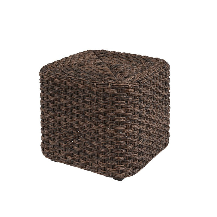 Outdoor Coffee Tables Small Ottoman - 3350 Dark Brown