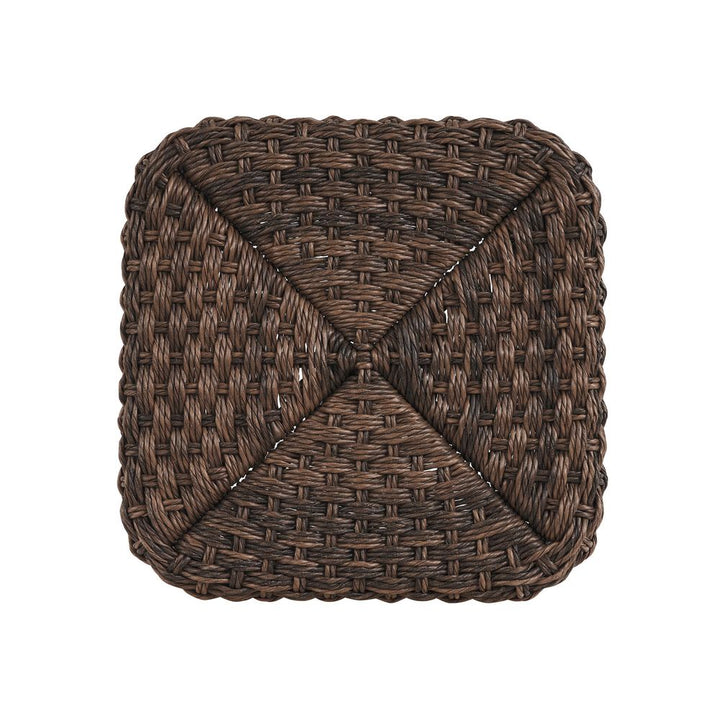 Outdoor Coffee Tables Small Ottoman - 3350 Dark Brown