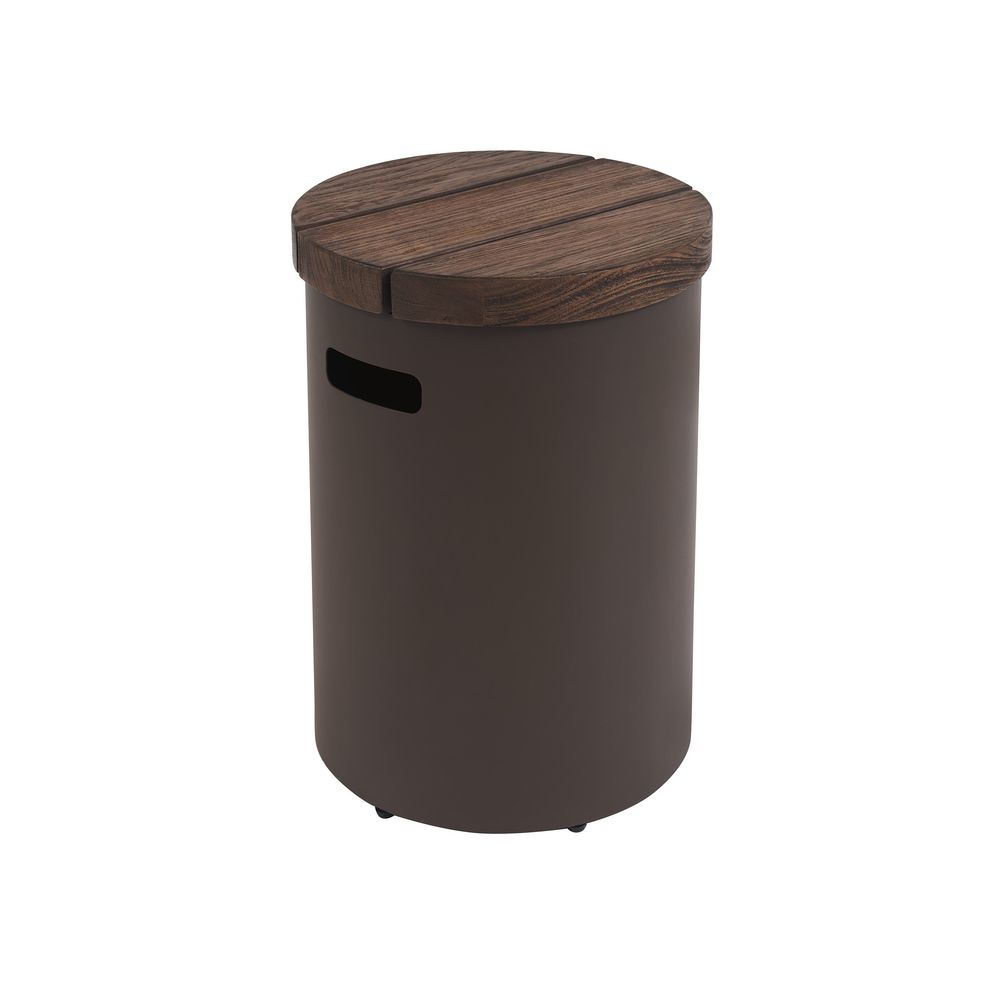 Outdoor Side Tables Round Table - 3350 Dark Brown