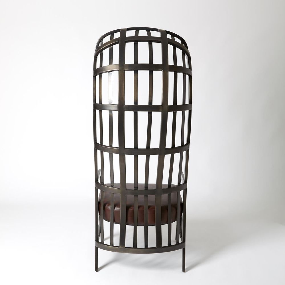 Cascade Chair w/Grey Hair-on-Hide