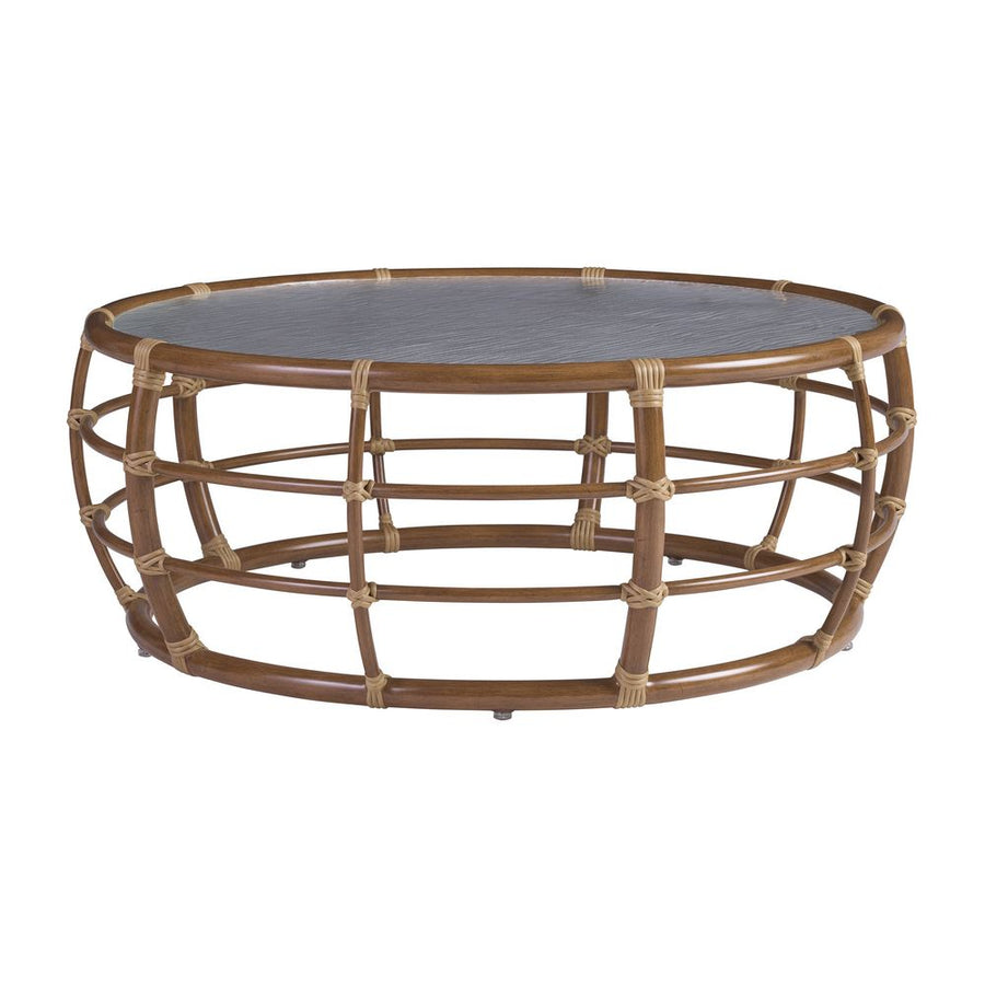 Outdoor Coffee Tables Round Cocktail Table - 3360 Medium Brown