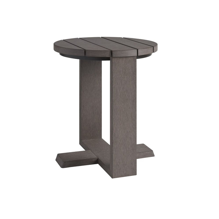 Outdoor Side Tables Round Table - 3370 Brown