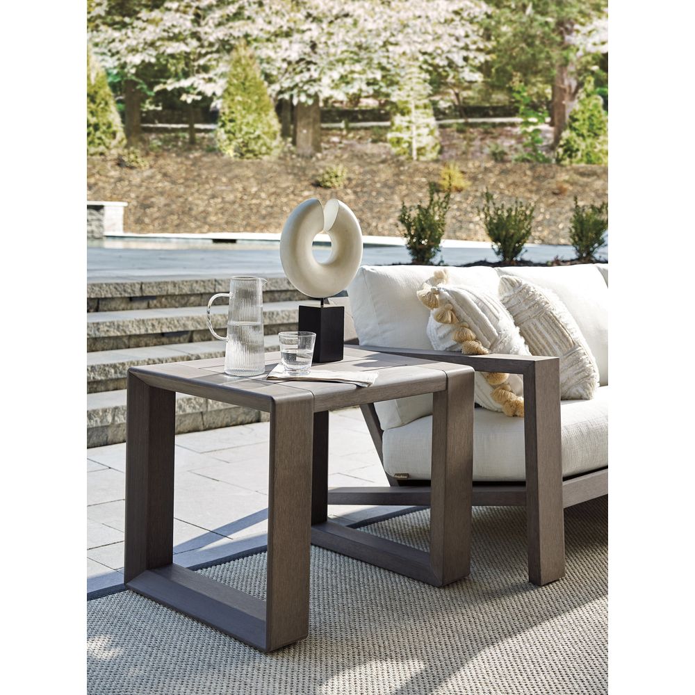 Outdoor Side Tables Rectangular End Table - 3370 Brown