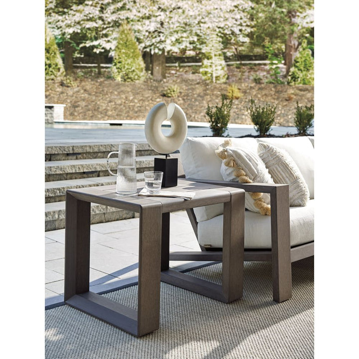 Outdoor Side Tables Rectangular End Table - 3370 Brown