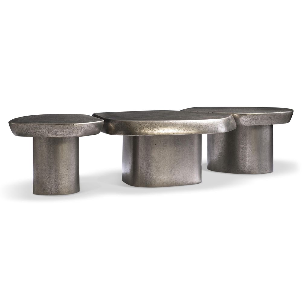 Alan Cocktail Table-Silver