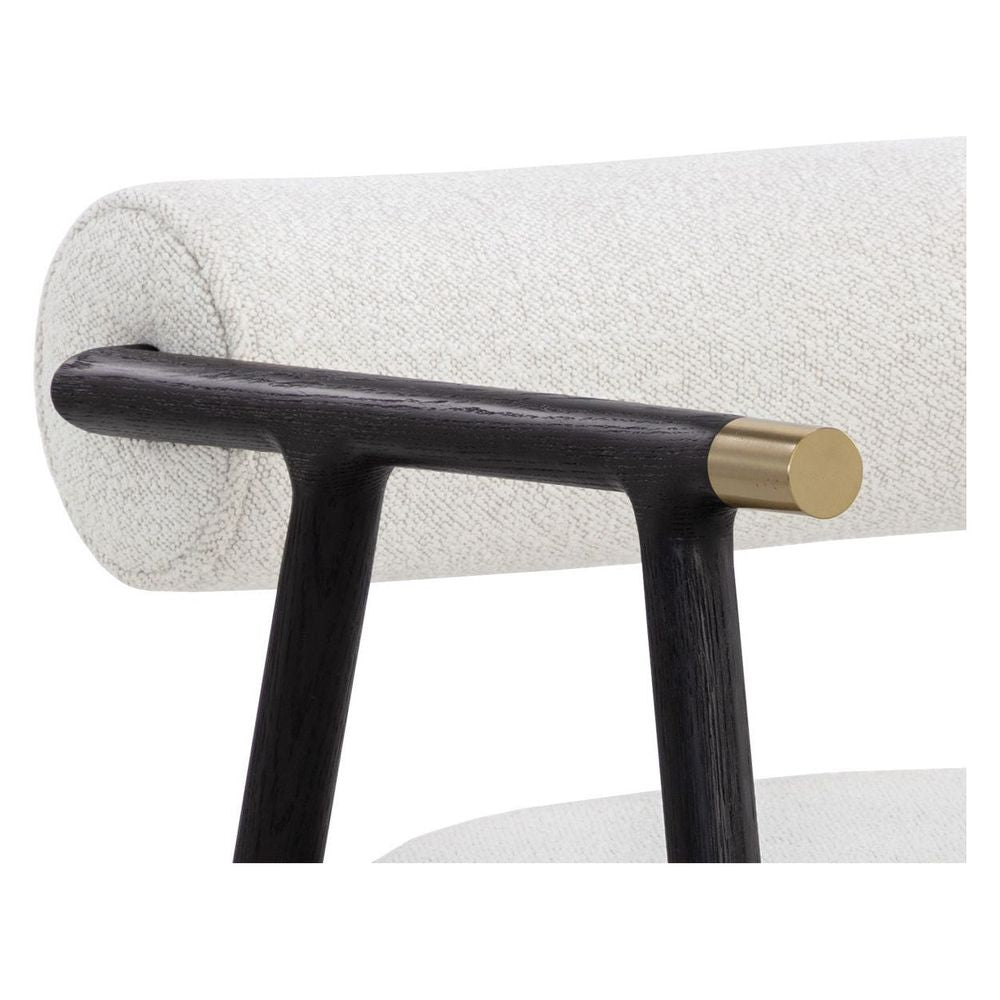 Sova Dining Armchair - Black - Copenhagen White