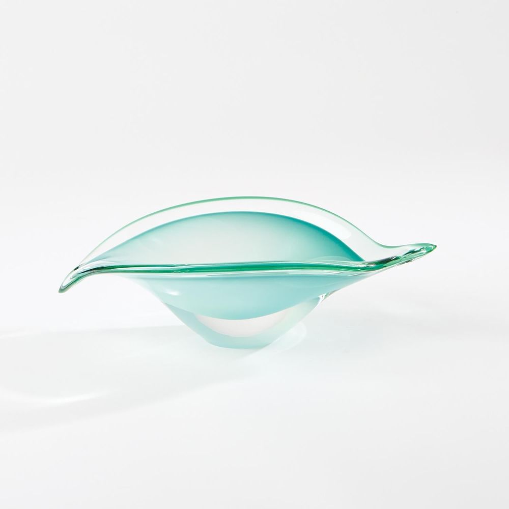Bowls Bent Leaf Bowl-Celadon-Sm