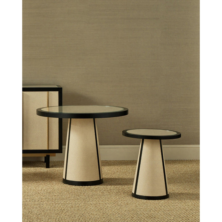 Deanna Raffia Accent Table