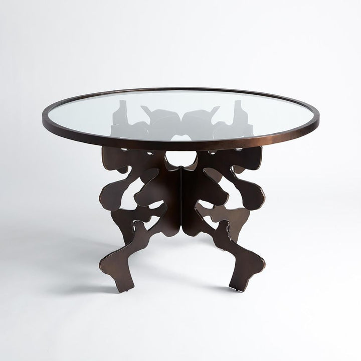 Dining Tables Ink Blot Dining Table-Bronze-48