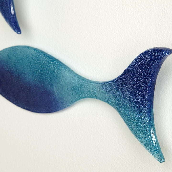 Wall Decor S/6 Wall Fish-Blue-Lg